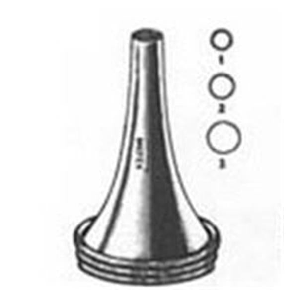 Specula Ear Hartmann 3-5mm Round Tip Stainless Steel 1/St